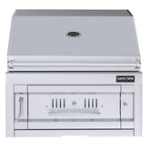 Sunstone 28" Charcoal Drop-in Grill featuring premium stainless steel construction and height-adjustable charcoal burn tray for perfect grilling.